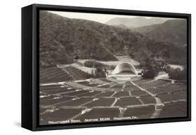 Empty Hollywood Bowl, Los Angeles, California-null-Framed Stretched Canvas