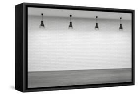 Empty Interior with Four Lamps-Scovad-Framed Stretched Canvas