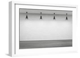 Empty Interior with Four Lamps-Scovad-Framed Art Print