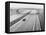 Empty Motorway 1960s-null-Framed Stretched Canvas