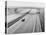 Empty Motorway 1960s-null-Stretched Canvas