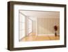 Empty New Room with Big Window-FreshPaint-Framed Photographic Print