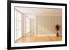 Empty New Room with Big Window-FreshPaint-Framed Photographic Print
