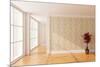 Empty New Room with Big Window-FreshPaint-Mounted Photographic Print