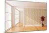 Empty New Room with Big Window-FreshPaint-Mounted Photographic Print
