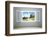 Empty New Room with Open Window-auris-Framed Photographic Print