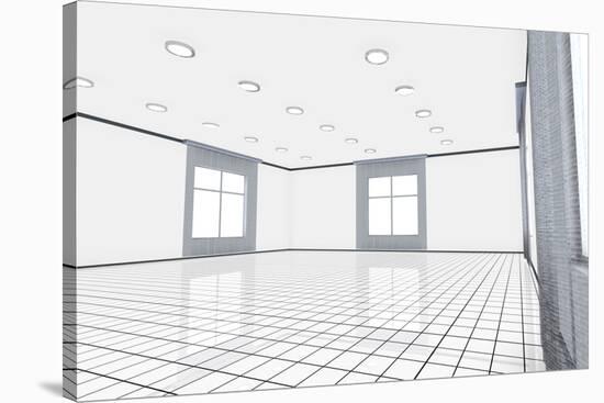 Empty Office-Spectral-Design-Stretched Canvas