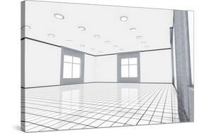 Empty Office-Spectral-Design-Stretched Canvas