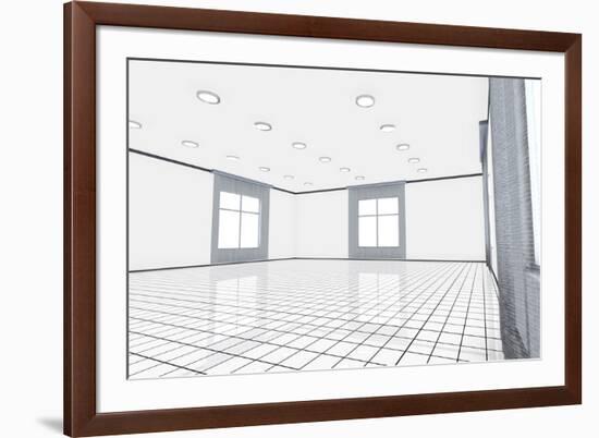 Empty Office-Spectral-Design-Framed Photographic Print