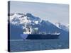Empty Oil Tanker, Prince William Sound, Alaska, USA-Hugh Rose-Stretched Canvas