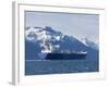 Empty Oil Tanker, Prince William Sound, Alaska, USA-Hugh Rose-Framed Photographic Print