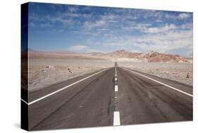 Empty Open Road, San Pedro De Atacama Desert, Chile, South America-Kimberly Walker-Stretched Canvas