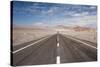 Empty Open Road, San Pedro De Atacama Desert, Chile, South America-Kimberly Walker-Stretched Canvas