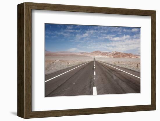 Empty Open Road, San Pedro De Atacama Desert, Chile, South America-Kimberly Walker-Framed Photographic Print