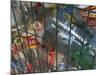 Empty Plastic Bottles in a Recycling Container-Eitan Simanor-Mounted Photographic Print