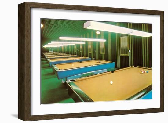 Empty Pool Parlor, Retro-null-Framed Art Print