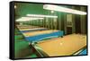 Empty Pool Parlor, Retro-null-Framed Stretched Canvas