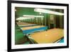 Empty Pool Parlor, Retro-null-Framed Premium Giclee Print