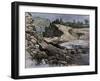 Empty Reservoir Behind the Broken South Fork Dam That Caused the Johnstown Flood in Pennsylvania-null-Framed Giclee Print