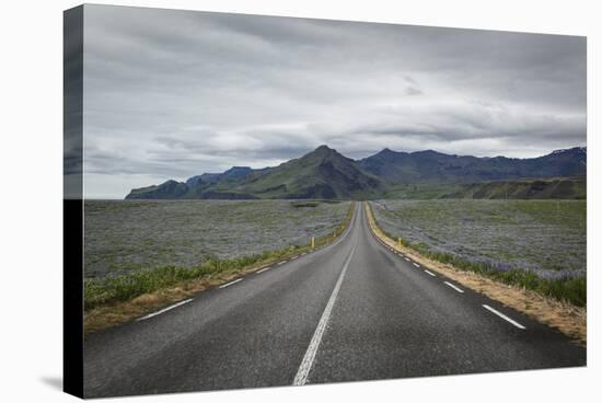 Empty Road, Iceland, Polar Regions-Yadid Levy-Stretched Canvas