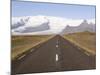 Empty Road Leading Towards Fjallsjokull Glacier Near Jokulsarlon, Iceland, Polar Regions-Gavin Hellier-Mounted Photographic Print