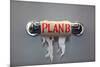 Empty Roll Of Toilet Paper With The Phrase Plan B, Concept For Alternative Planning-Flynt-Mounted Art Print