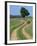 Empty Rural Road or Farm Track in Agricultural Land, Picardie, France, Europe-Thouvenin Guy-Framed Photographic Print