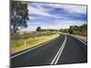 Empty Rural Road Winds through South Australia Countryside-Jon Hicks-Mounted Photographic Print