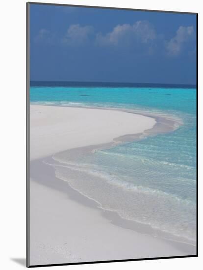 Empty Sandy Beach, Maldives, Indian Ocean-Papadopoulos Sakis-Mounted Photographic Print