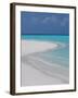 Empty Sandy Beach, Maldives, Indian Ocean-Papadopoulos Sakis-Framed Photographic Print