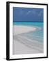 Empty Sandy Beach, Maldives, Indian Ocean-Papadopoulos Sakis-Framed Photographic Print