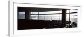 Empty Seats in an Airport Lounge, USA-null-Framed Photographic Print