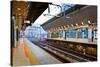 Empty Shinkansen Platform-coward_lion-Stretched Canvas