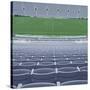 Empty Soccer Field-David Madison-Stretched Canvas