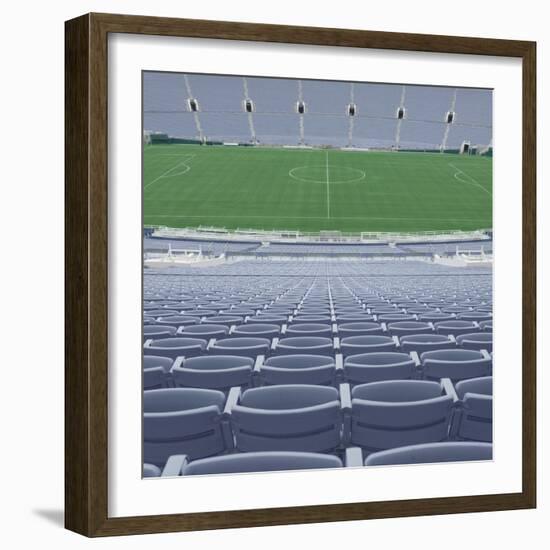 Empty Soccer Field-David Madison-Framed Photographic Print