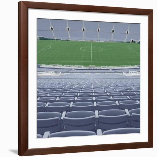 Empty Soccer Field-David Madison-Framed Photographic Print