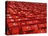 Empty Stadium Seats-null-Stretched Canvas