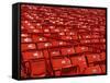 Empty Stadium Seats-null-Framed Stretched Canvas