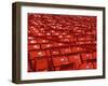 Empty Stadium Seats-null-Framed Photographic Print