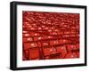 Empty Stadium Seats-null-Framed Photographic Print