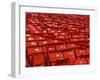 Empty Stadium Seats-null-Framed Photographic Print