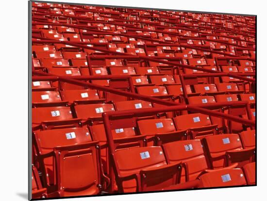 Empty Stadium Seats-null-Mounted Photographic Print
