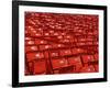 Empty Stadium Seats-null-Framed Photographic Print