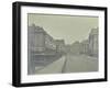 Empty Streets at Lancaster Place, Seen from Waterloo Bridge, London, 1896-null-Framed Premium Photographic Print