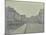 Empty Streets at Lancaster Place, Seen from Waterloo Bridge, London, 1896-null-Mounted Premium Photographic Print