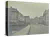 Empty Streets at Lancaster Place, Seen from Waterloo Bridge, London, 1896-null-Stretched Canvas