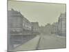 Empty Streets at Lancaster Place, Seen from Waterloo Bridge, London, 1896-null-Mounted Photographic Print