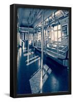 Empty Subway Car NYC-null-Framed Poster