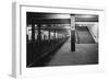 Empty Subway Station at 181st Street-null-Framed Photographic Print