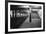 Empty Subway Station at 181st Street-null-Framed Photographic Print